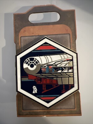 Disney Star Wars Galaxys Edge Millennium Falcon Slider Disney Pin NEW