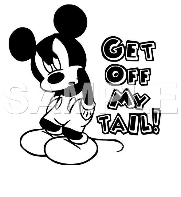 Disney Mickey Decal Sticker Car Truck Window Vinyl (any color ) eBay