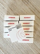 NIIMBOT THERMAL LABELS T12 75-95 Lot Of 10 Boxes 12x77mm