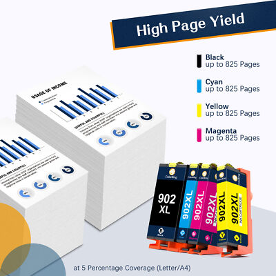 Inchiostro Originale HP 902XL Triplo Pack Inchiostro Originale HP 902XL 3 Confezioni - Ciano, Magenta E Giallo, Nuovo Sigillato, Scadenza Agosto 2022 Inchiostro Originale Hp Scaduto 2022 - Foto 8