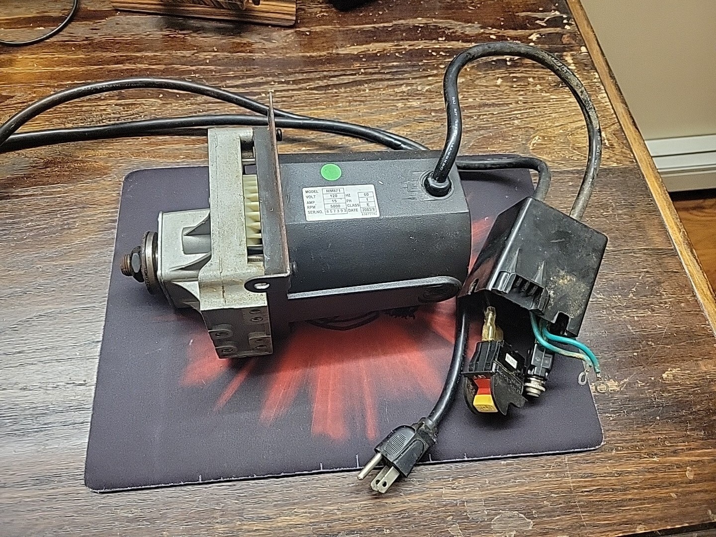 Craftsman 137 Table Saw Motor With Parts Rm871 tested eBay