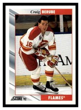 1992 Score #258 Craig Berube - Calgary Flames