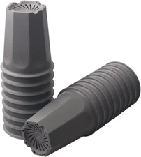 17 PCS 3.55" Plastic Deep Nursery and Seedling Pots, round Transplant Seed Start