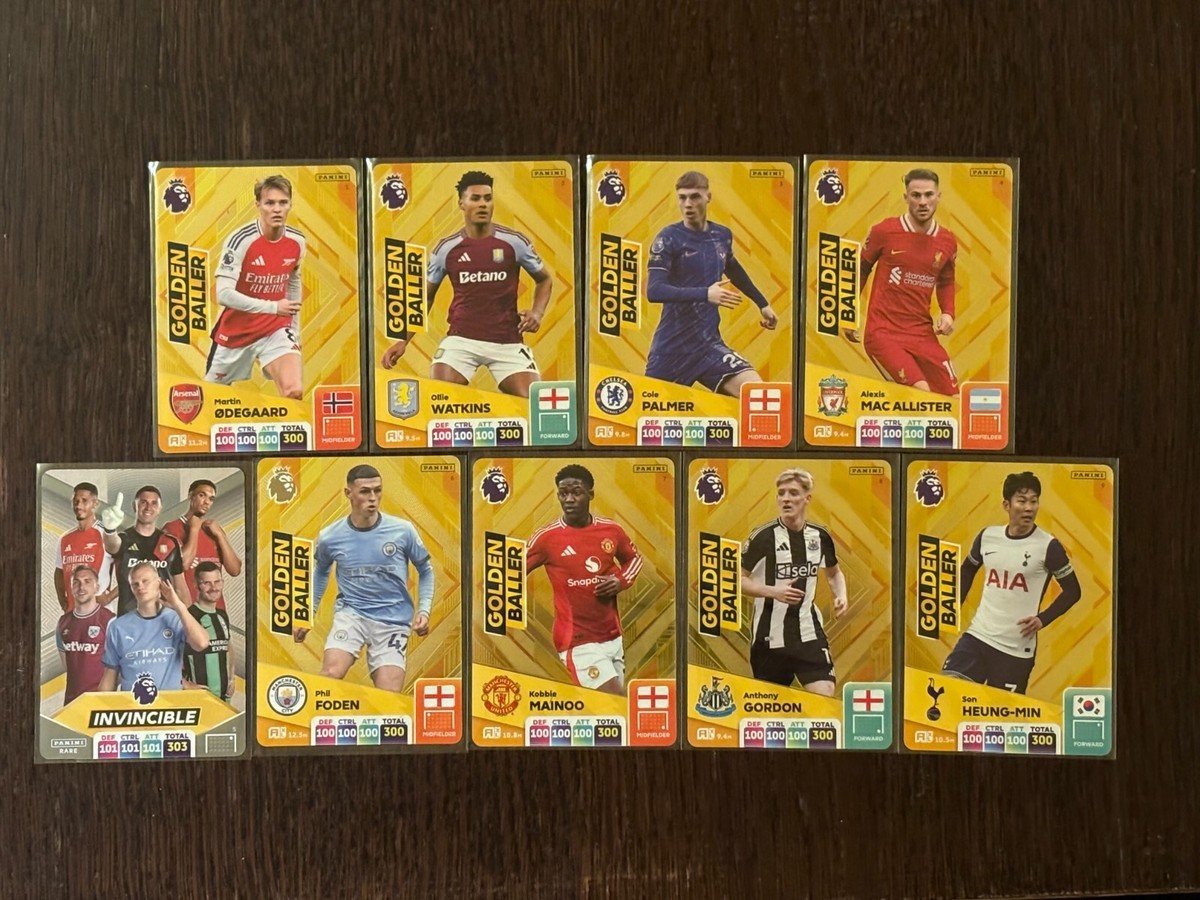 Panini Adrenalyn XL Premier League 2025 24-25 GOLDEN BALLER