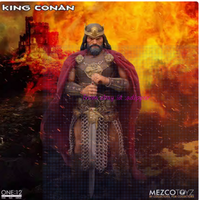 Perfect Mezco Toyz 1/12 King Conan Deluxe Edition Action Figure
