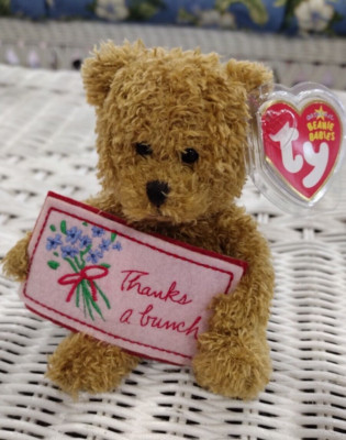 TY BEANIE BABY BABIES - THANKS A BUNCH 2006 - WITH HANG TAGS - GOOD CONDITION