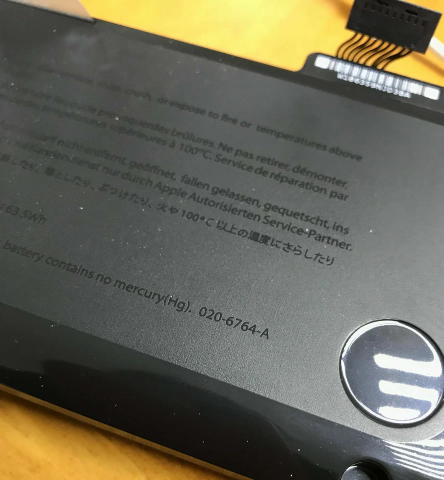 Batteria Originale Apple A1322 Macbook Pro 13,3" A1278 2009 - 2012 unibody Nuova - Immagine 2 di 4