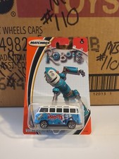 Matchbox Volkswagen Transporter Van Robots Blue/White Special Editions Rare New