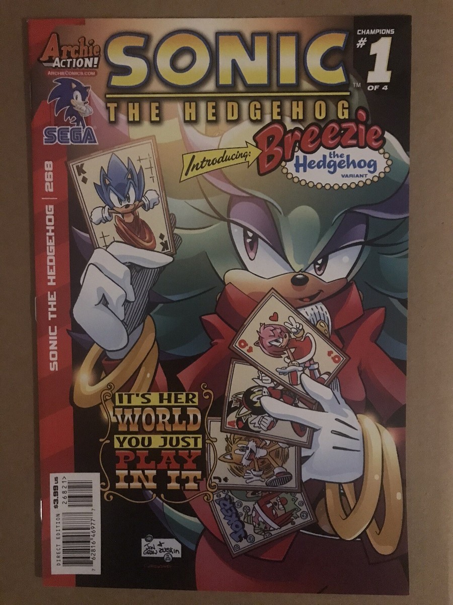 Sonic the Hedgehog #268 Variant Archie Comic Introducing Breezie