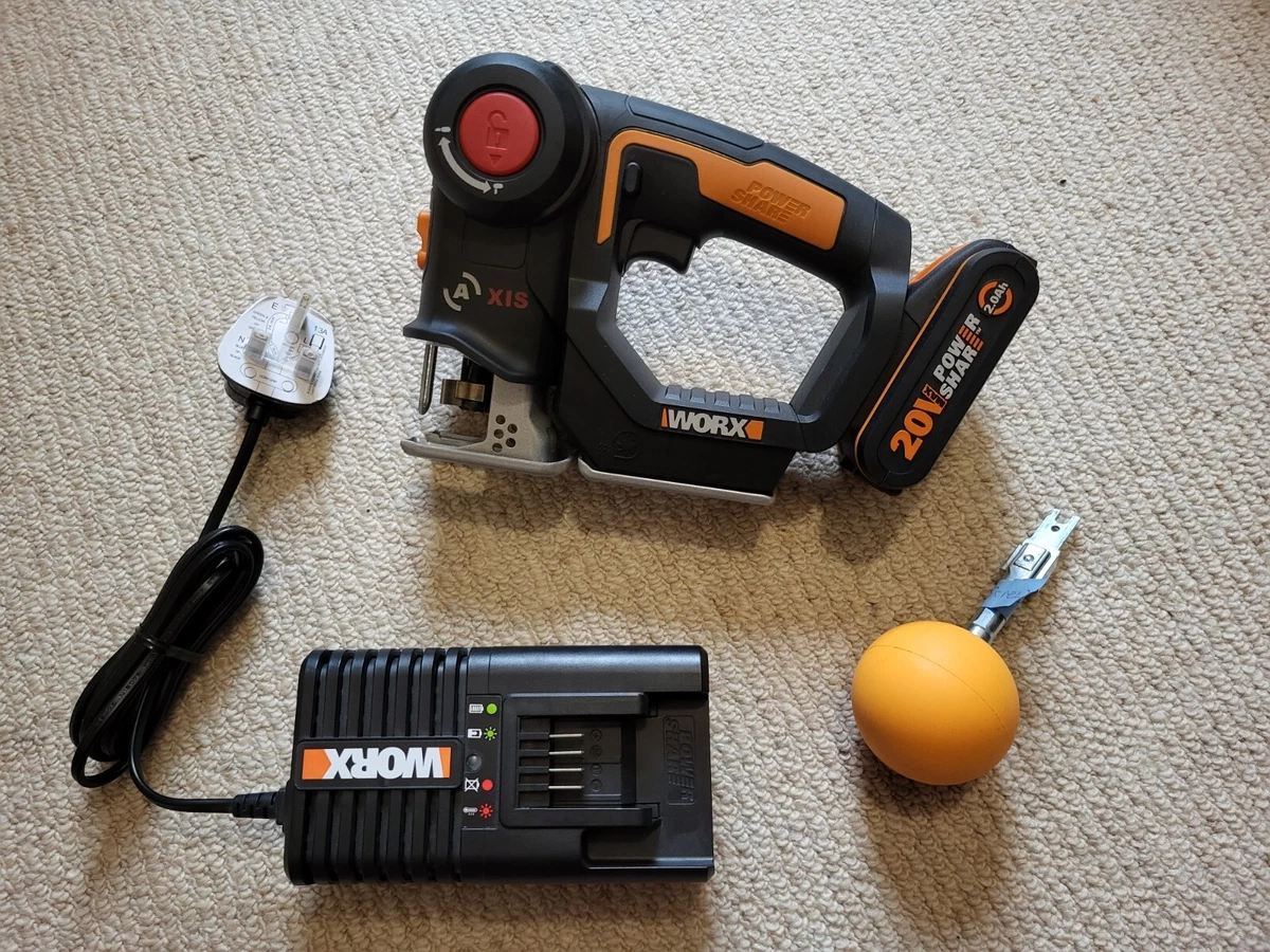 WORX WX550.2 18V AXIS Multi Purpose Cordless Saw Massage Gun