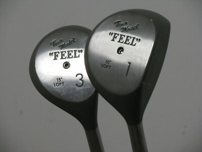FEEL Tour Model Woods Set: 10* Driver 15* 3 Wood Regular Graphite EXCELLENT!!