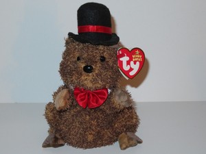 groundhog beanie baby