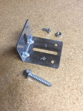 Jamb Bracket J-3 Garage Door w/ Lag & Track Bolt Overhead Quality Hardware #3