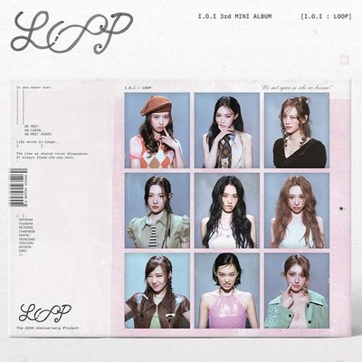 I.O.I [I.O.I:LOOP] 3rd Mini Album CD+Book+3 Card+Poster+Photo+Accordion OFFICIAL