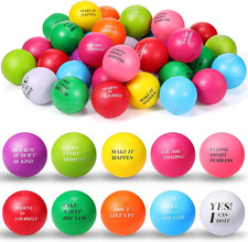 100 Pcs Stress Balls Bulk for Adults Colorful Foam Stress Relief Gift Toys with