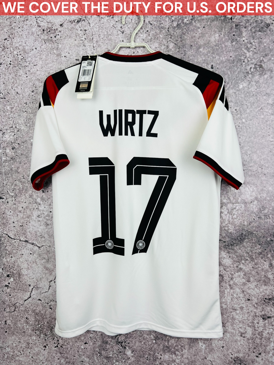 adidas ドイツ代表 WIRTZ 17番 シャツ ADIDAS GERMANY TEAM JERSEY 2026 HOME SOCCER FOOTBALL SHIRT WIRTZ