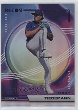 2023 Panini Chronicles Recon Purple 7/25 Ricky Tiedemann #5 pe8