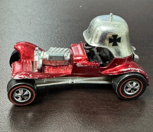 Vintage Hot Wheels Redline 1969 Red Baron Hong Kong