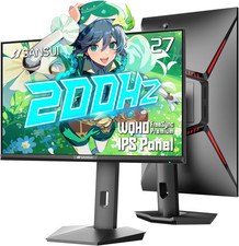 Gaming Monitor 27" 1440P 200Hz 180Hz WQHD 2560 1440-AMD Freesync 1Ms DCI-P3 95