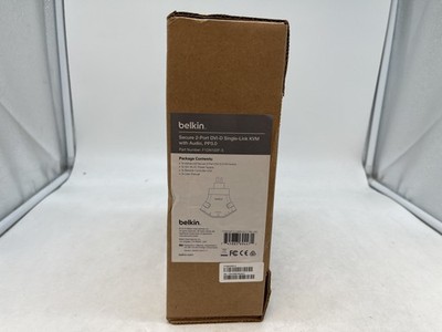 NEW - Belkin Secure 2 Port DVI-D Single Link KVM w/Audio, PP 3.0 - Free Shipping