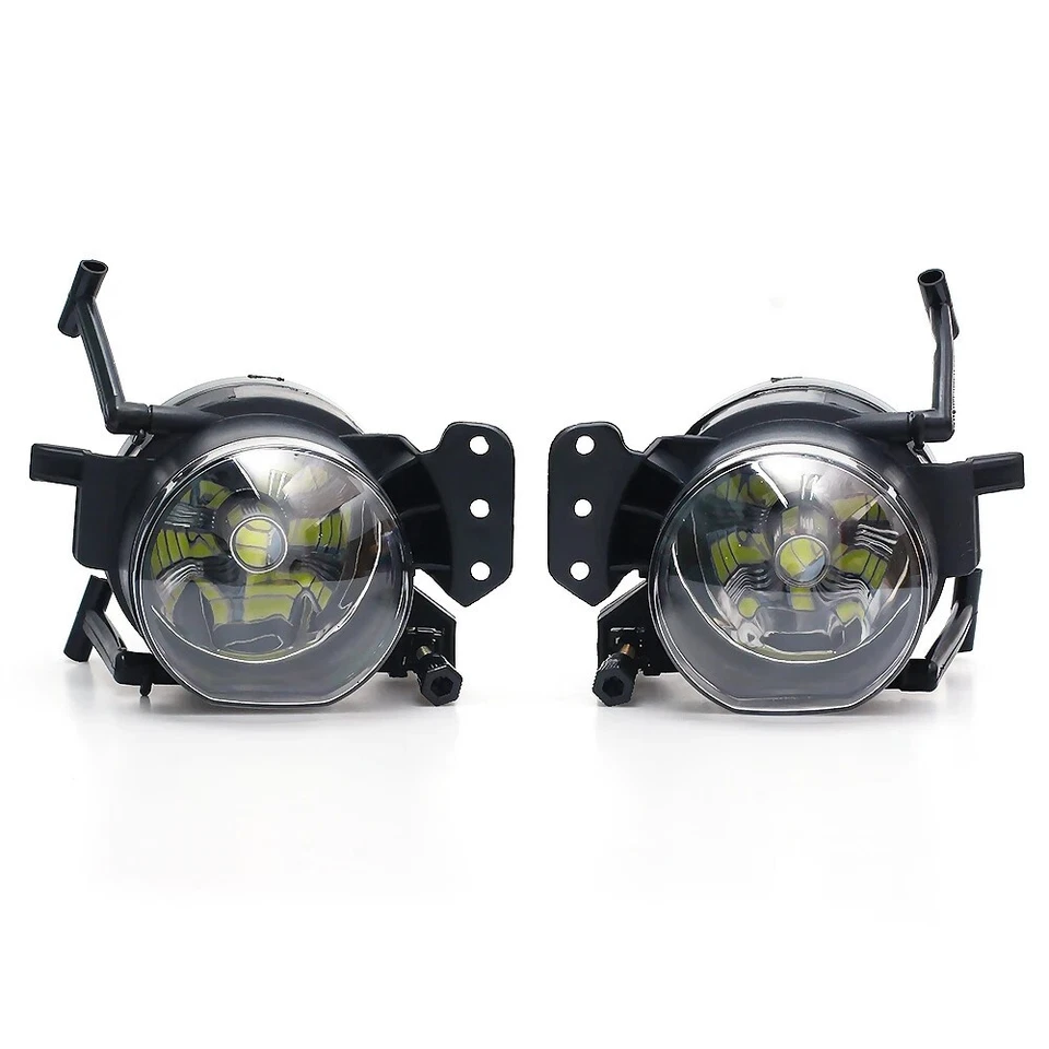1 par de faros antiniebla LED para parachoques delantero BMW E60 E90 E63 E46 323i 325i 525i Foto 3 de 4