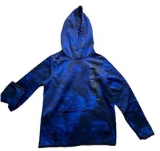 Under Armour Boys ColdGear Blue Camo Pullover Hoodie Youth Size Small 0077 