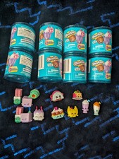 Shopkins Food Fair Figures - Lot of 12 with 8 Jars