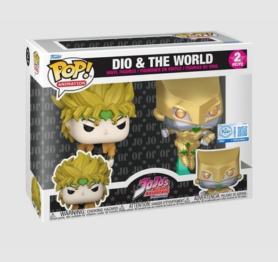 JoJo's Bizarre Adventure Funko Pop DIO & The World 2Pack Excl +