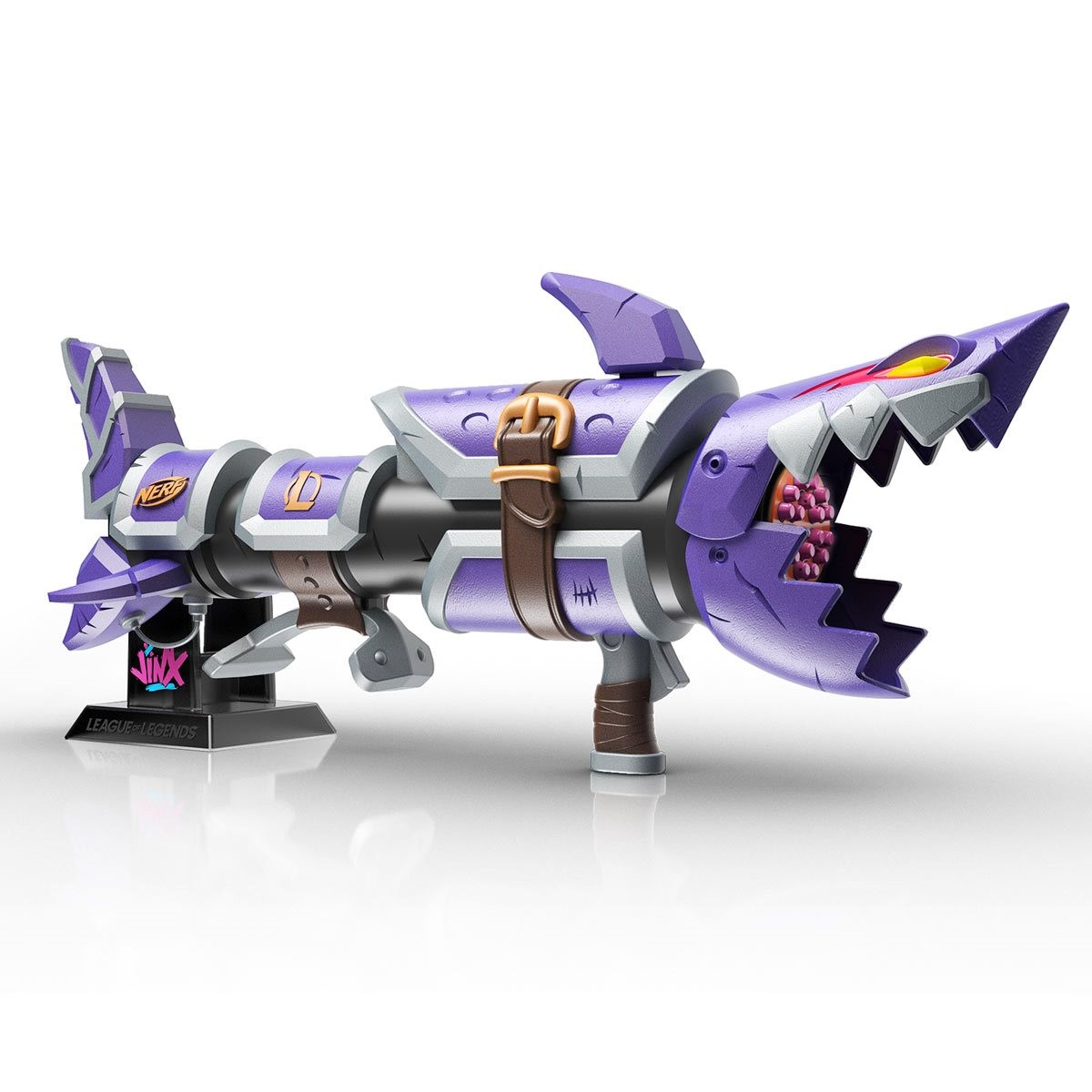 Nerf ナーフ　LMTD Jinx FishBones blaster League of Legends NERF LMTD Jinx Fishbones Blaster for sale online