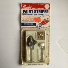 Vintage Master Double and Single Line Paint Striper Kit No. 1100 NOS EMBEE