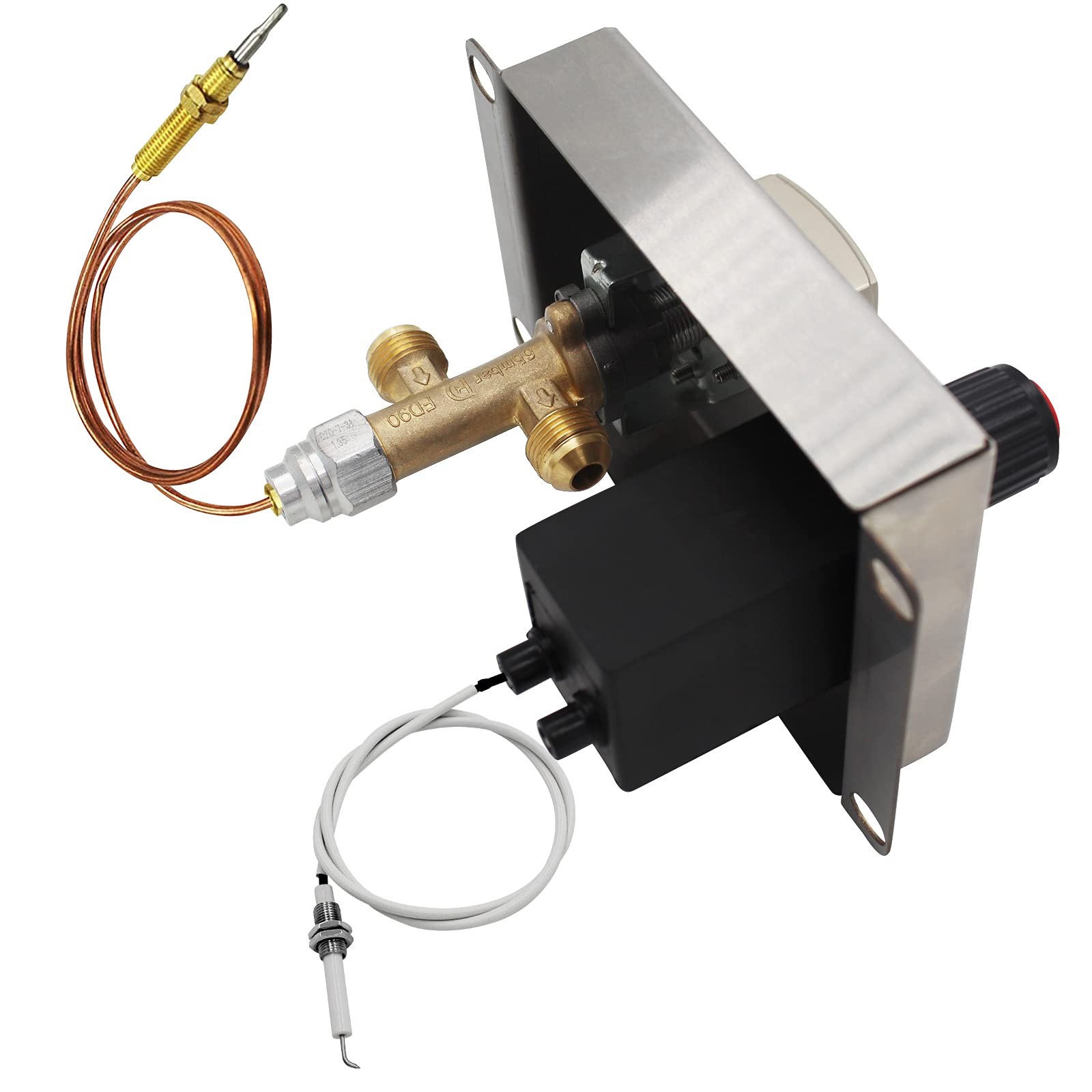 MOFLAME 5.98 x3.58 Inch Propane Gas Fire Pit Control Panel with Safety Flame ...