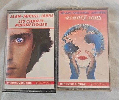 Jean Michel Jarre Cassette Tape Lot Of 2 Magnetic Fields 1981 & Rendez-Vous 1986