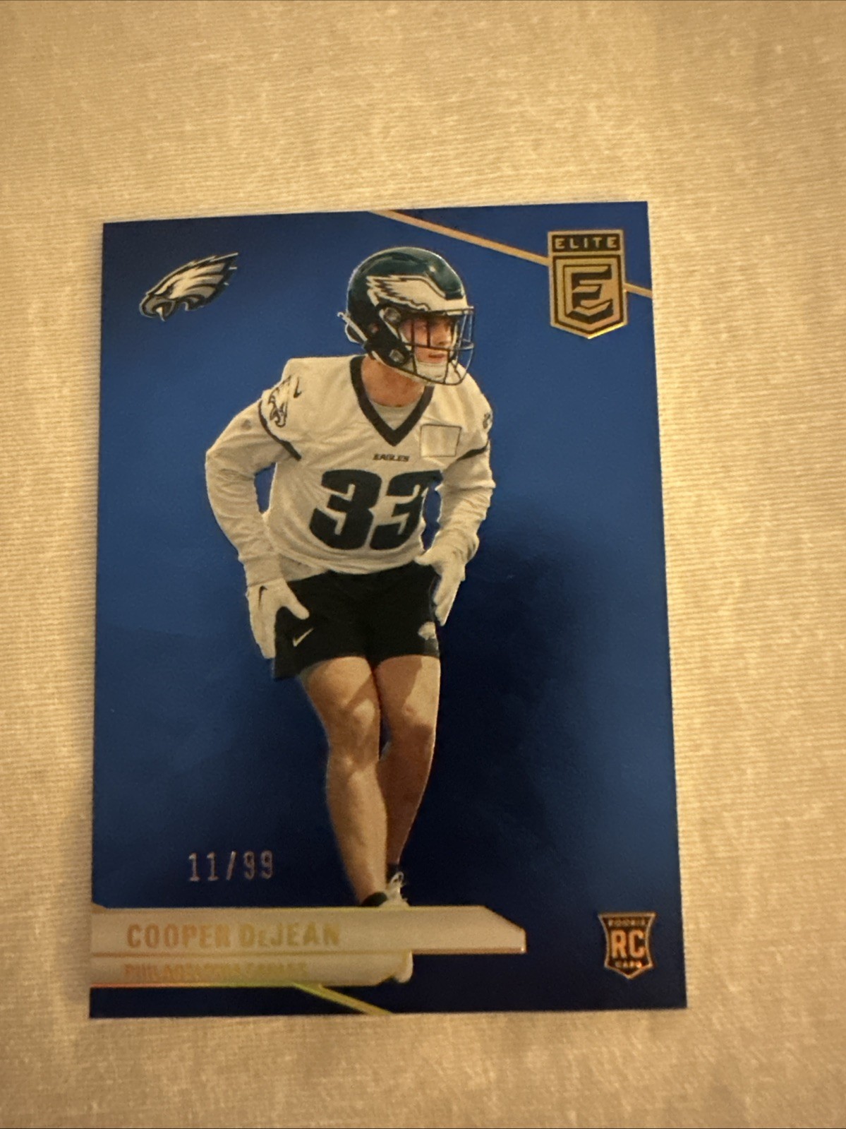 2024 Panini Donruss Elite Rookies Cooper DeJean #171 Blue /99 (RC)