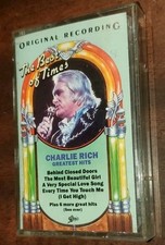 All-Time Greatest Hits - Charlie Rich Cassette, 1976, Epic Records Reissue
