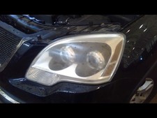 2007-2009 Gmc Acadia Driver Left Headlight Without Hid Blue Lens