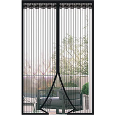 New Magnetic Screen Door Curtain No Punching Mosquito Insect Fly Bug Net Automat