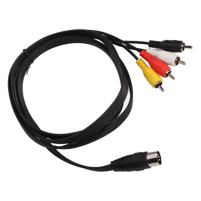 DIN 5 Pin Male To 4RCA Male Cable Pure Copper Wire Core Sound Adapter Cable 4 CB
