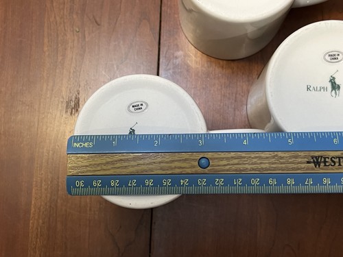 Lot cadeau 3 tasses à café vintage 1978 POLO RALPH LAUREN RL édition limitée vintage - Photo 10/16