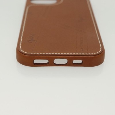 エルメス iPhone 12 / 12 PRO スマホケース C298 HERMES iPhone 12 & 12 Pro Case iPhone Case Leather Brown Auth