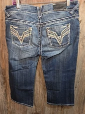 Vigoss Jeans "The Chelsea" Capri Women's Size 13 - 19L (35x20) western rodeo