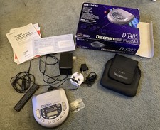 SONY Discman ESP D-T405 CD Player AM/FM Radio  FULLY WORKING; Good Condition