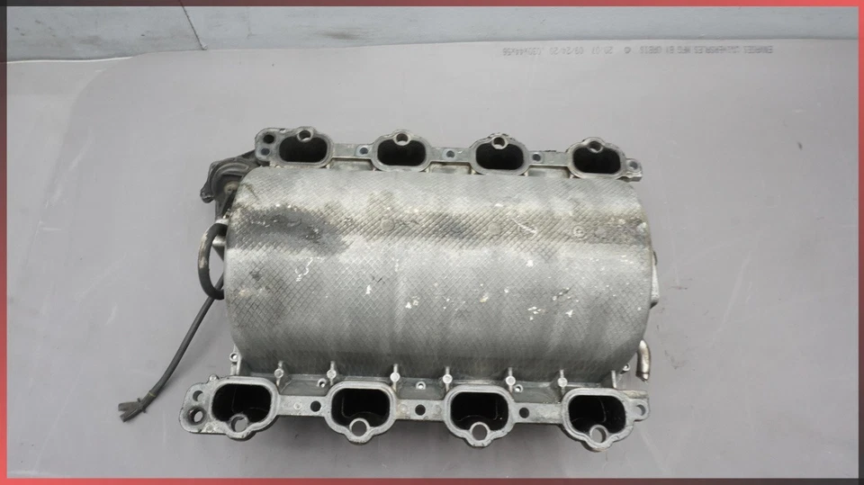 Conjunto de colector de admisión de aire motor motor 98-06 Mercedes W211 E500 SL500 CLK430 FABRICANTE DE EQUIPOS ORIGINALES Foto 3 de 4