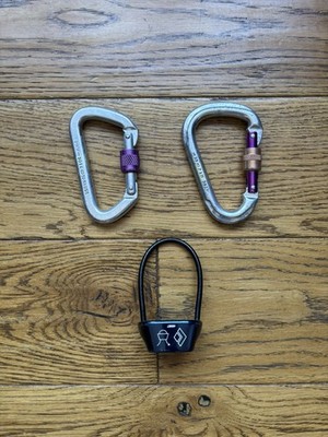 Black Diamond ATC Sicherungsgerät + 2 DMM Schraubverschluss Karibiner