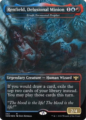 MTG Eruth, Tormented Prophet(Renfield, Delusional Minion) (Dracula Series)