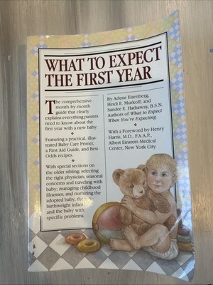 Parenting Book What to Expect The First Year Eisenberg Murkoff  Hathaway