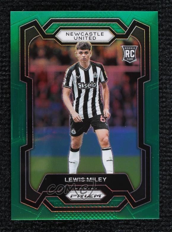 2023-24 Panini Prizm Premier League Green Prizm 1/5 Lewis Miley #72 1d59