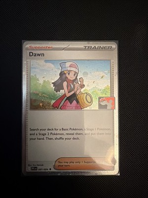 Dawn Holo Pokemon Prize Pack Series 9 Promo Pokemon Card NM/LP 087/094 PFL