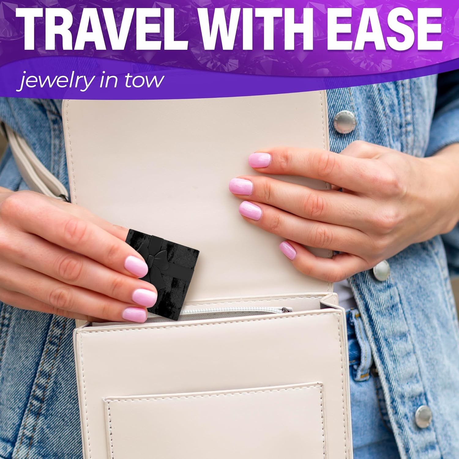 KETAR Ring Boxes Bulk Pack 24 Pcs – Small Box, 1.57x1.57'', Black 