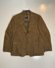 Polo Ralph Lauren RL67 Herringbone Tweed Wool Sport Coat Jacket Mens 42R  998 