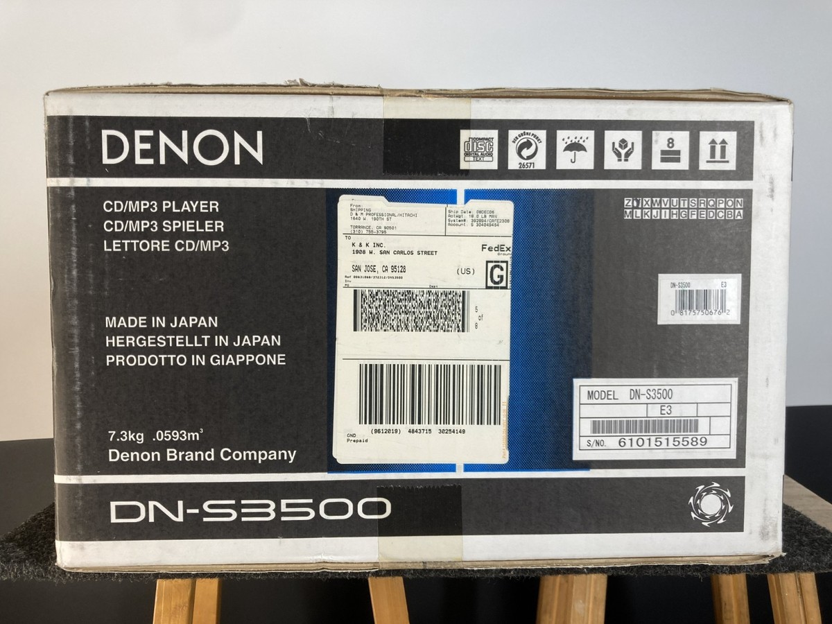DJ CDプレーヤー ブラック DN-S3500 DENON DJ機器① Denon DJ DN-S3500 Professional DJ CD/MP3 Player DN-S3500 B&H